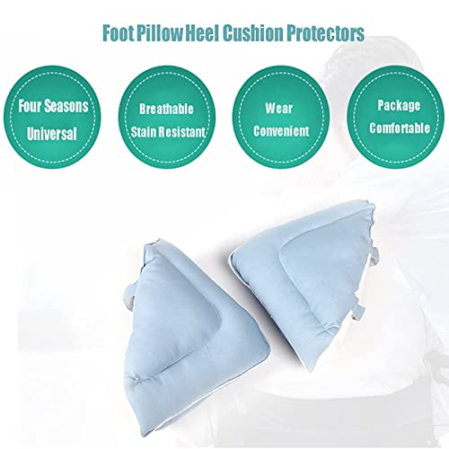 ZJWD Protectores de talón con cojín para Las úlceras por presión, Alivio eficaz de Las úlceras por presión y del talón, Protector del talón de Las Botas, Alivio para Las úlceras