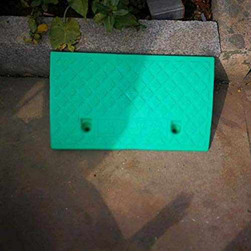 ZKORN Rampas De Goma para Bordillos Vestíbulo Carril Auxiliar Plataforma Impermeable Pasos para Sillas De Ruedas Impermeable PVC Antideslizante Fácil De Transportar Antideslizan
