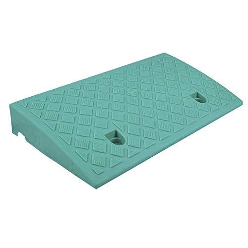 ZKORN Rampas De Goma para Bordillos Vestíbulo Carril Auxiliar Plataforma Impermeable Pasos para Sillas De Ruedas Impermeable PVC Antideslizante Fácil De Transportar Antideslizan