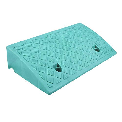 ZKORN Rampas De Goma para Bordillos Vestíbulo Carril Auxiliar Plataforma Impermeable Pasos para Sillas De Ruedas Impermeable PVC Antideslizante Fácil De Transportar Antideslizan