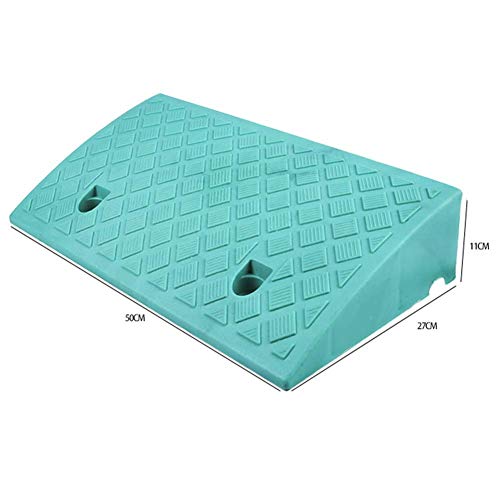 ZKORN Rampas De Goma para Bordillos Vestíbulo Carril Auxiliar Plataforma Impermeable Pasos para Sillas De Ruedas Impermeable PVC Antideslizante Fácil De Transportar Antideslizan