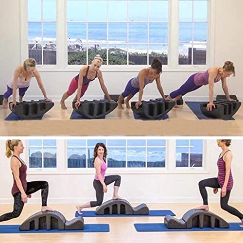 ZLZNX Pilates Spine Supporter Yoga cuña Spine Corrector Alivio del Dolor de Espalda Equilibrada Masaje Arco del Cuerpo Bed Corrección de Cifosis Cervical Aparatos de Ejercicios de Yoga
