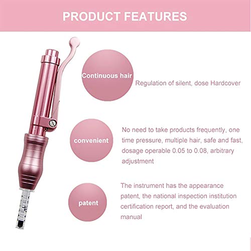 ZPEN Pluma De Inyección De Ácido Hialurónico, Pistola De Mesoterapia Sin Aguja, Atomizador De Jeringa para Lifting De Labios Hialurónico, Antiarrugas, 0,3 Ml