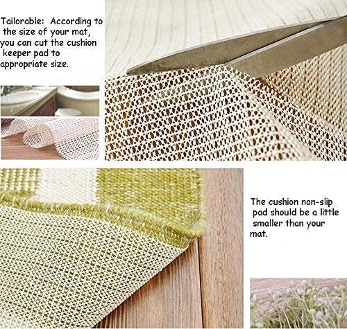 ZPXTI Alfombra Antideslizante，Base Antideslizante para Alfombra en Varios tamaños, Base Antideslizante Universal, Base Antideslizante para alfombras y Alfombrillas (Beige, 100x180cm)