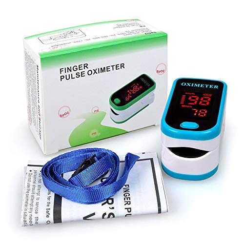 zroven Hogar Dedo Oxímetro de pulso Ligero Portátil Oxígeno Sanguíneo SpO2 Monitor Producto de saturación de latido del corazón Multicolor Opcional