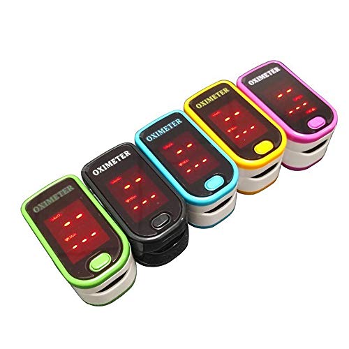 zroven Hogar Dedo Oxímetro de pulso Ligero Portátil Oxígeno Sanguíneo SpO2 Monitor Producto de saturación de latido del corazón Multicolor Opcional