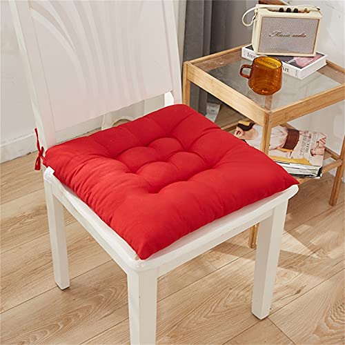 ZSFBIAO Cojines de Asiento engrosados ​​Color sólido Silla lijada Silla de cojín Cojín de algodón Tapicería Suave Acolchado Cojín de cojín para Oficina Cojín de Asiento de Coche Cojines de Muebles