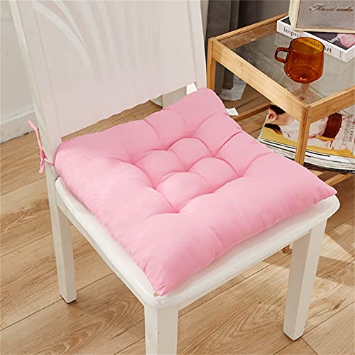 ZSFBIAO Cojines de Asiento engrosados ​​Color sólido Silla lijada Silla de cojín Cojín de algodón Tapicería Suave Acolchado Cojín de cojín para Oficina Cojín de Asiento de Coche Cojines de Muebles
