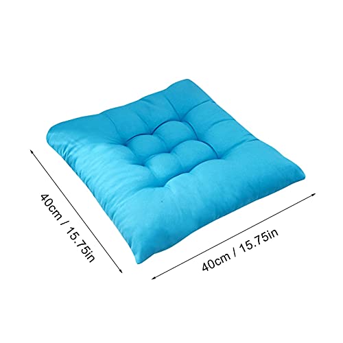 ZSFBIAO Silla Cojín Cuadro Cuadrado Tapicería de algodón Suave Acolchado Cojín de cojín Oficina Hogar o Cojín de Asiento de automóvil Cojines de Muebles (Color : B)