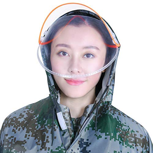 ZSMLB Cubierta Universal la sombrilla la Motocicleta eléctrica, Impermeable Doble la Motocicleta Impermeable la Bicicleta eléctrica Poncho para Adultos, Conjunto Impermeable del Impermeable