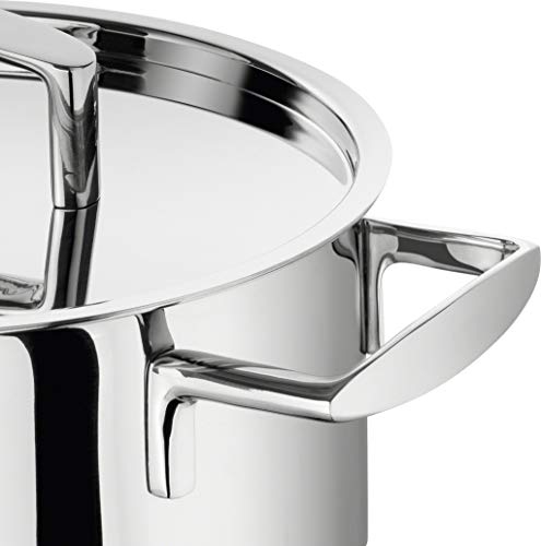 ZWILLING Batería de Cocina de 5 Piezas, 4 Tapas, Apto para Inducción, Acero Inoxidable, Passion