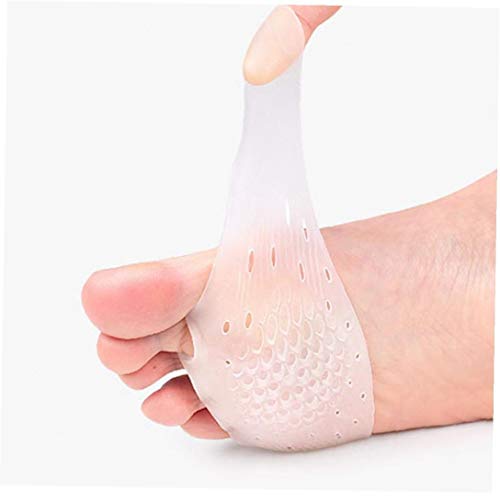 ZYCX123 La Mitad Delantera Soles Plantilla ortopédica de Parte Delantera del pie del Amortiguador Anti Dolor en el pie Almohadilla del pie Cojines del Cuidado de Alivio del Dolor para los Zapatos de