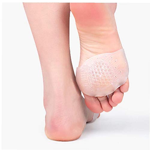 ZYCX123 La Mitad Delantera Soles Plantilla ortopédica de Parte Delantera del pie del Amortiguador Anti Dolor en el pie Almohadilla del pie Cojines del Cuidado de Alivio del Dolor para los Zapatos de