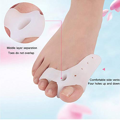 ZYXZXC Ortesis De Dedo del Pie Correctores De Dedos para Dedos De Martillo Separador De Dedos Pies De Gel De Silicona 1PCS