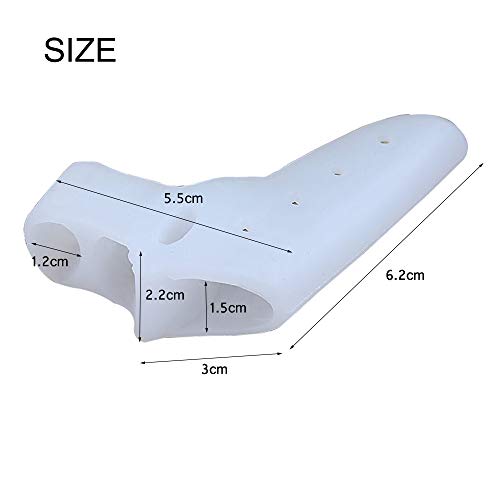 ZYXZXC Ortesis De Dedo del Pie Correctores De Dedos para Dedos De Martillo Separador De Dedos Pies De Gel De Silicona 1PCS