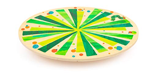 11430 Tabla de Equilibrio La pequeña Oruga glotona, Small Foot, de Madera, Juego de Paciencia