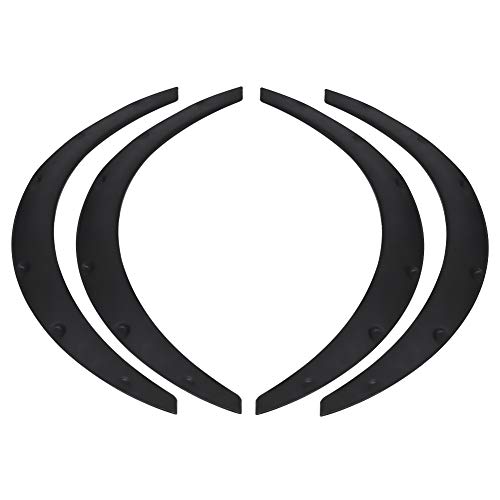 Arco de guardabarros universal, 4 protectores de ceja de rueda flexible para coche, todoterreno