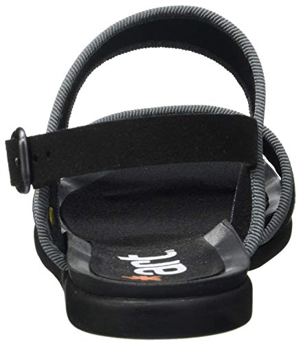 Art Larissa, Sandalias Planas Mujer, Black, 37 EU