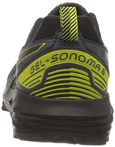 Asics Gel-Sonoma 6, Trail Running Shoe Hombre, Graphite Grey/Sour Yuzu, 44.5 EU