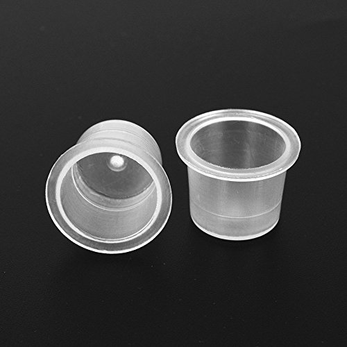 ATOMUS Tapas De Tinta Para Tatuaje (300 Unidades, TamañO PequeñO, Mediano, TamañO Grande, Desechables, Vasos De Tinta Para Tatuaje, Soporte Para Pigmentos, Contenedor, Kit De Accesorios Para Tatuaje