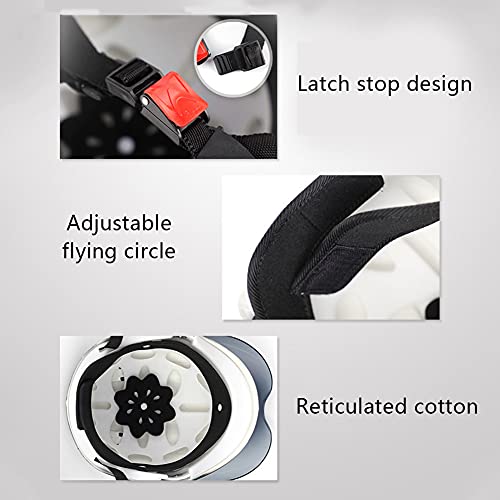 Casco De Scooter Eléctrico Motocicleta Medio Casco Casco Abierto Casco Casco De Choque con Visera E-Scooters Soporte De Seguridad Sombrero Casco para Scooter Eléctrico Blanco