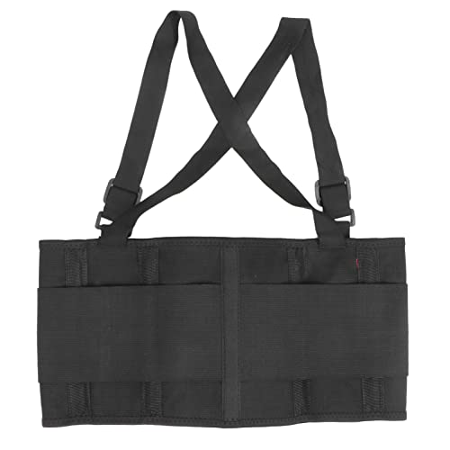 Cinturón de Soporte de Espalda, Cinturón de Soporte de Espalda Transpirable Alivio del Dolor Sujetador de Gancho Ajustable Cinturón de Entrenamiento de Cintura(XXL)