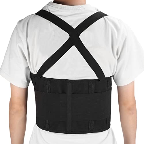 Cinturón de Soporte para la Espalda, Alivio del Dolor, Gancho de Ampliación, Sujetador de Bucle, Cinturón de Entrenamiento para la Cintura para Deportes, Fitness, para Correr(XL)