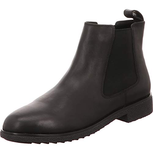 Clarks Griffin Plaza, Botas Mujer, Negro (Black Leather), 41 EU