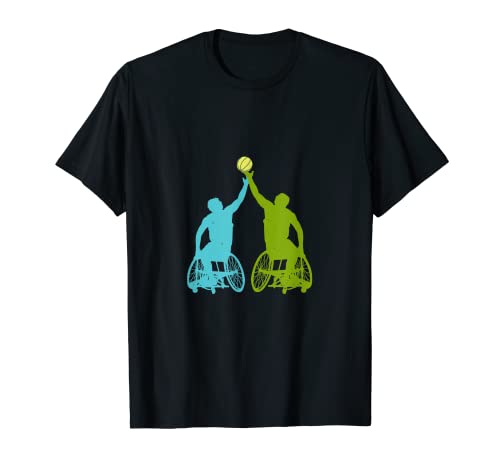 Cool silla de ruedas baloncesto batalla Camiseta
