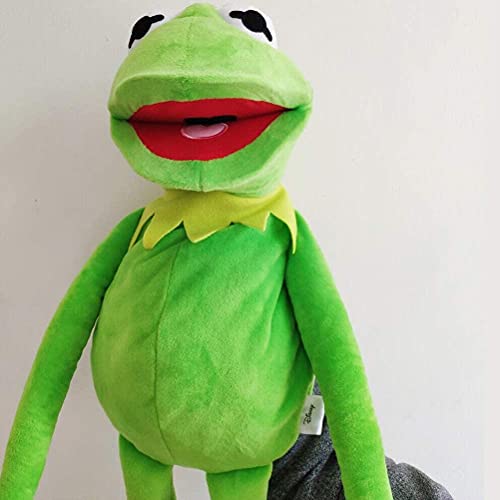 Cricia Marioneta de Mano de Felpa de Rana, muñeco de Peluche de Rana de 60 cm, marioneta de Mano de Rana, los Muppets Muestran Marionetas de Mano, Peluche de Peluche de Rana de Mano Suave