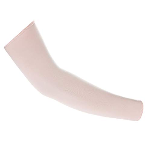 Demino - 1 par de mangas unisex para verano, antirayos UV, largas, protección solar, ciclismo, conducción, pesca, color piel, 38 cm