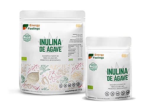 Energy Feelings Inulina de agave ecológica - 200g | prebiotico | rico en fibra | control de peso