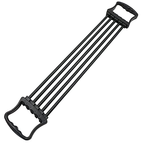 Expansor de Pecho Ejercitador de Músculo Ajustable Dispositivo de Entrenamiento para Músculos de 5 Cuerdas, para el Entrenamiento de los Músculos de los Hombros, el Pecho y También los Brazos.