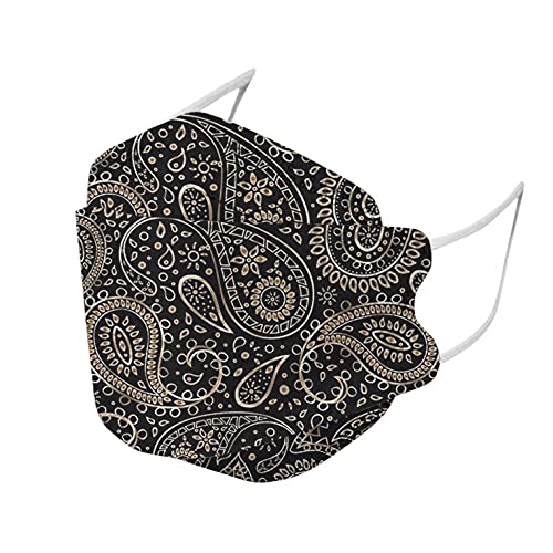 FACAIAFALO 10PC Unisex Adultos De Desechable Estampado de mariposas 5 Capas Bufanda para el Trabajo al Aire Libre Diario