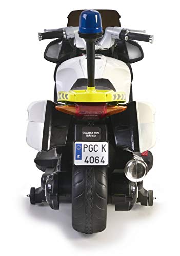 FEBER-Moto de policía, Guardia Civil, Infantil, con batería 12 V, con Luces y Sonido, Color no Aplica (Famosa 800012841)