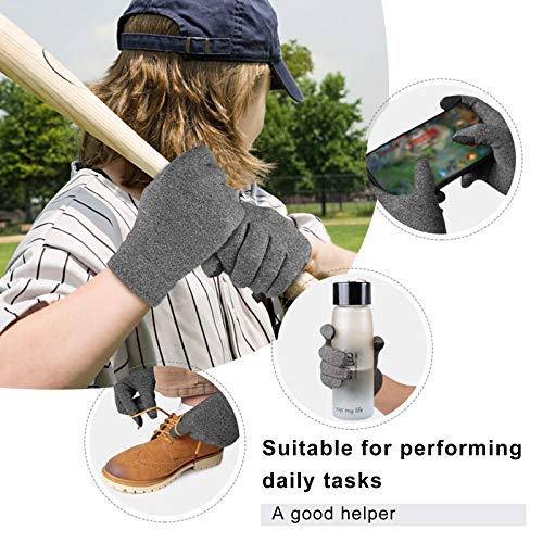 Festnight Guantes de compresión completa Pantalla táctil Guante de dedo completo Artritis reumatoide Soporte de mano para mujeres Hombres Alivio para el dolor articular de la muñeca y el pulgar
