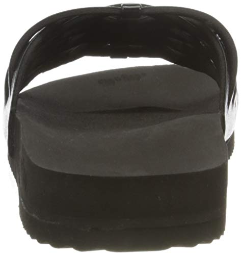 flip*flop Pool Braid, Sandalias Mujer, Negro/Negro Metalizado 0112, 40 EU