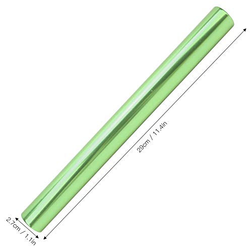 Fockety Bastón de relé, 3 Bastones de relé de Pista y Campo, para Uso en combinación de Colores Brillantes(Green)