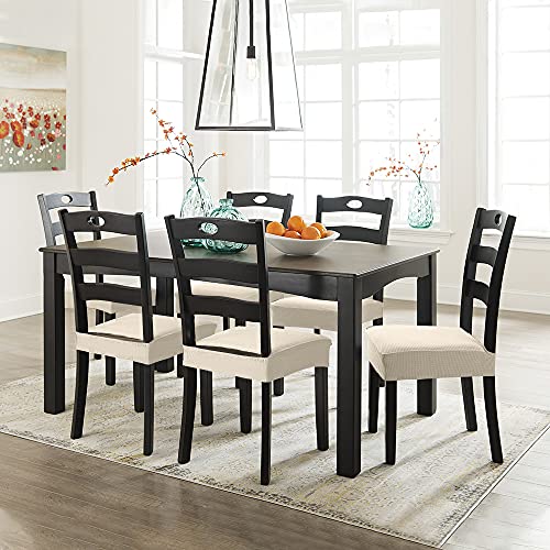 Fundas para sillas Pack de 6 Fundas sillas Comedor Fundas elásticas, Fundas de Asiento para Silla,Diseño Jacquard Cubiertas de la sillas,Extraíbles y Lavables-Decor Restaurante (Paquete de 6,Cream)-B