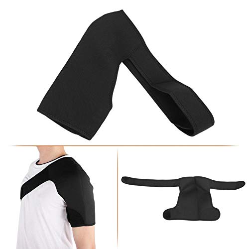 Guoshiy Envoltura de Hombro, Resistente y Relajada Envoltura de compresión para el Hombro, Hombro Derecho portátil Duradero para el Hueso del Cuello del Hombro Izquierdo(Left Shoulder)