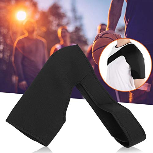Guoshiy Envoltura de Hombro, Resistente y Relajada Envoltura de compresión para el Hombro, Hombro Derecho portátil Duradero para el Hueso del Cuello del Hombro Izquierdo(Left Shoulder)