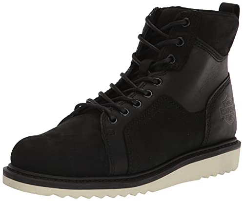 Harley-Davidson Hickman Dual - Botas de motocicleta para hombre, Negro, 43 EU