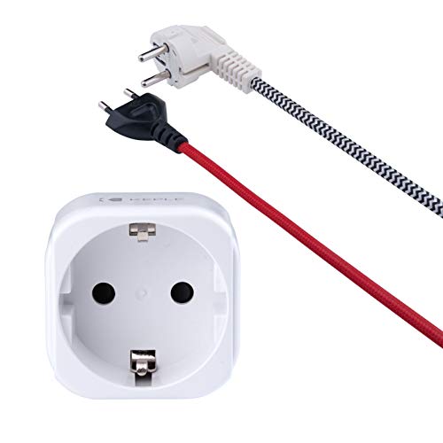 Israel Adaptador Plug Travel Plug Tipo H a la UE Europa Europa Tipo C E F Enchufe para España ES Francia FR Italia IT Alemania DE Portugal Dinamarca Grecia Turquía Universal 3 Pin