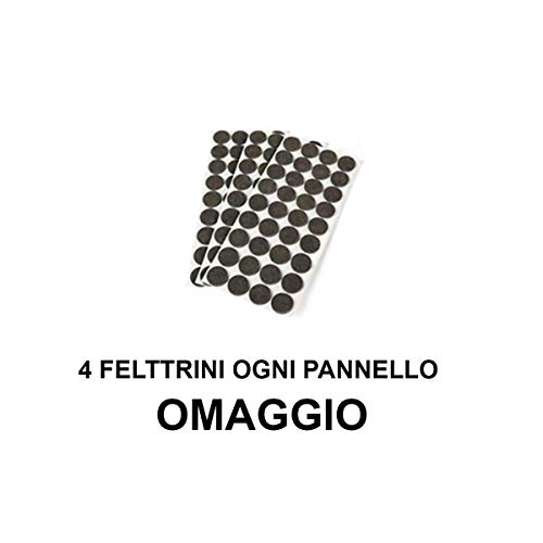 Juego de asientos de paja de repuesto para sillas de paja Venecia, Pisa, Paesana, varios modelos + feltrinos de regalo (6 unidades, marco de paja [mod. 996]