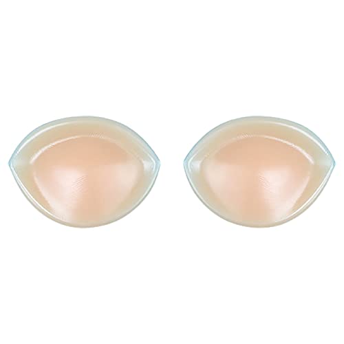 KLMI Cubierta de pezón de Silicona, pezón de Mama, Sujetador inserta prótesis de Senos Adecuado para Bikini/Trajes de baño/Ropa Interior/Envoltura de Mama Flesh