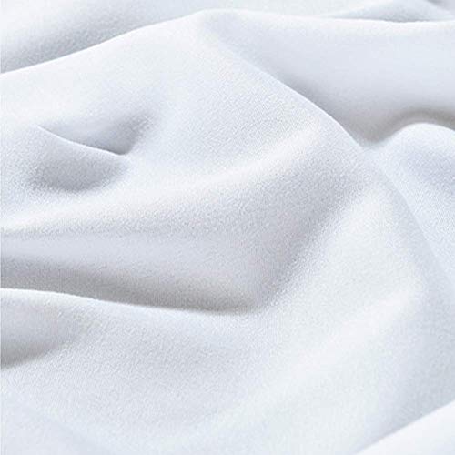 KSTN Masaje Sábana Concentrado Camilla Forepart Agujero Poliéster Elástico All-Round Tiras - Blanco, Free Size