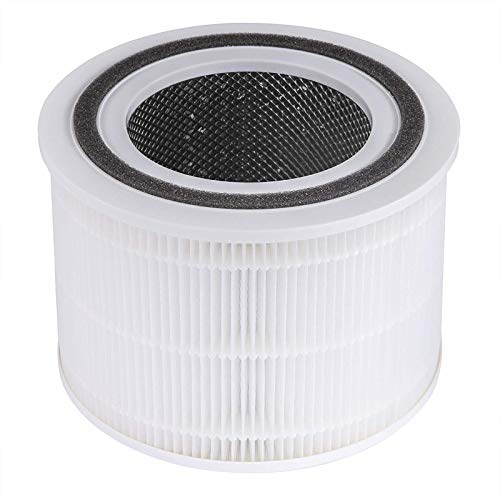 LEVOIT Core 300 Filtro de Repuesto para Purificador de Aire H13, Filtro HEPA 3 en 1, Filtro y Prefiltro de Carbón Activado Altamente Eficiente, Core 300-RF
