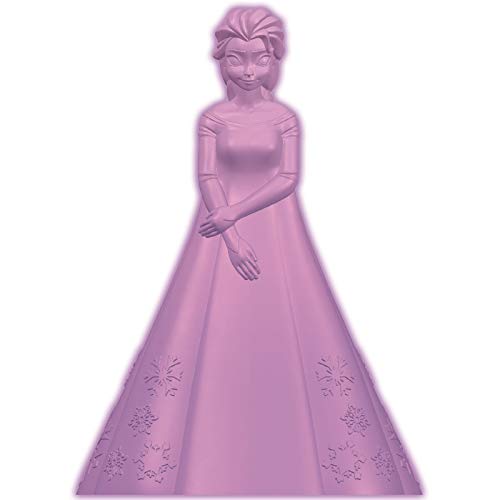 Lexibook NLJ110FZ Disney Frozen noche multicolor con Elsa, quitamiedos fría y segura NLJ110FZFrozen, Luz Nocturna de color para niños