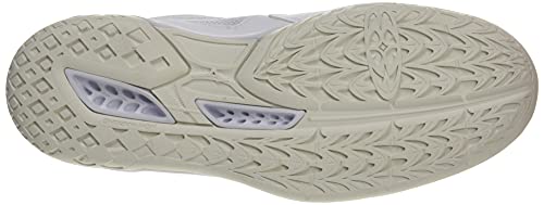 Mizuno Thunder Blade 3 Mid, Zapatillas Deportivas Mujer, White/PRed/WhiteSand, 38 EU