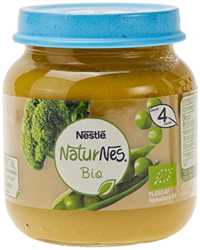 Naturnes BIO Tarrito Veggie Nestlé Brocoli Guisantes 125g - Pack de 6